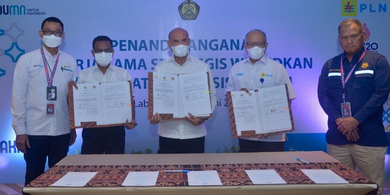 Kolaborasi ESDM, Pertamina, dan PLN percepat konversi motor listrik. 