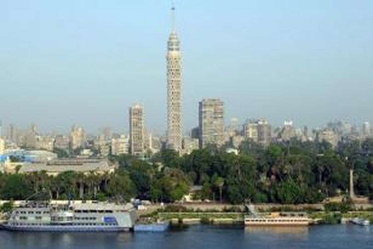 Cairo Tower, Mesir, setelah direnovasi.