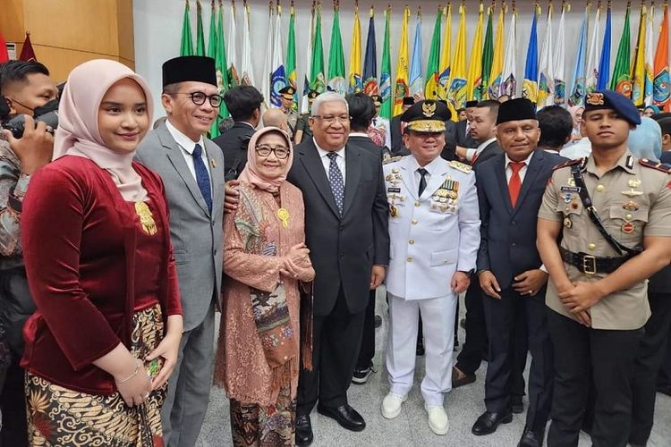 Komjen Polisi Andap Budhi Revianto dilantik sebagai Pj Gubernur Provinsi Sultra menggantikan Ali Mazi di Kantor Kemendagri, Jakarta, Selasa (5/9/2023).