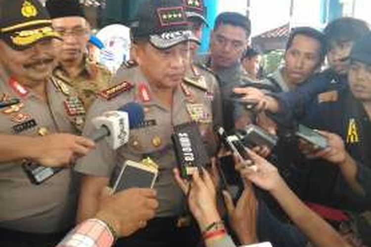 Kapolri Jenderal Polisi Tito Karnavian di kampus Unair Surabaya, Kamis (29/12/2016).