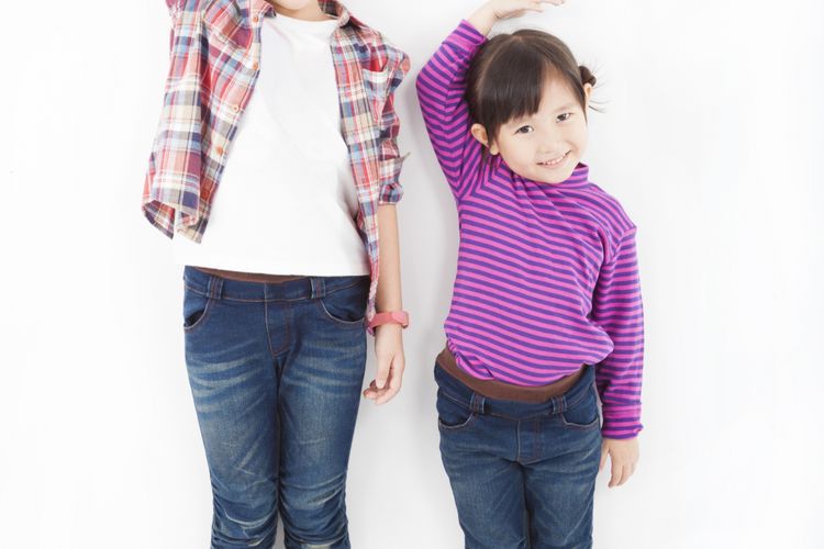 Ilustrasi tinggi badan anak