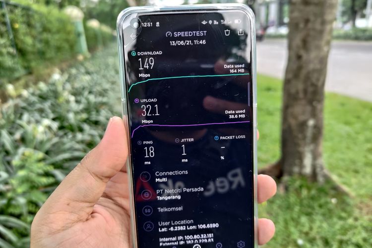 Hasil Uji Kecepatan 5G Telkomsel di 6 Wilayah Jakarta dan Tangerang