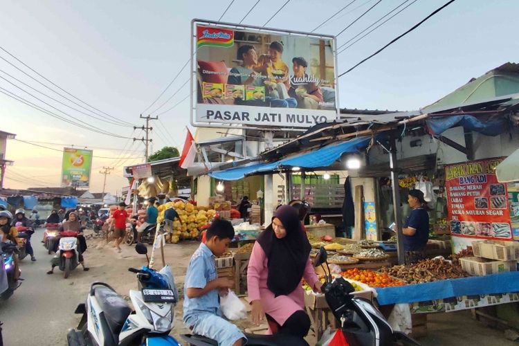 Ilustrasi: Pasar Jati Mulyo Lampung Selatan. 