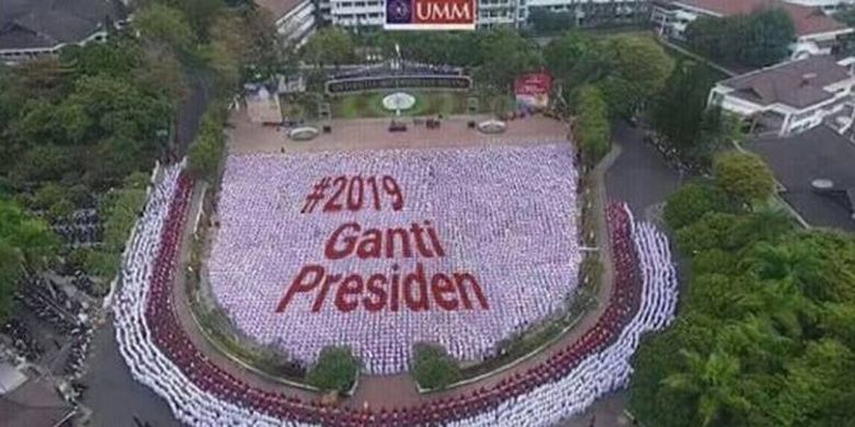 Foto hoaks formasi mahasiswa baru Universitas Muhammadiyah Malang.