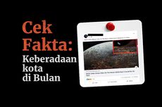 INFOGRAFIK: Konten Hoaks soal Keberadaan Kota di Bulan