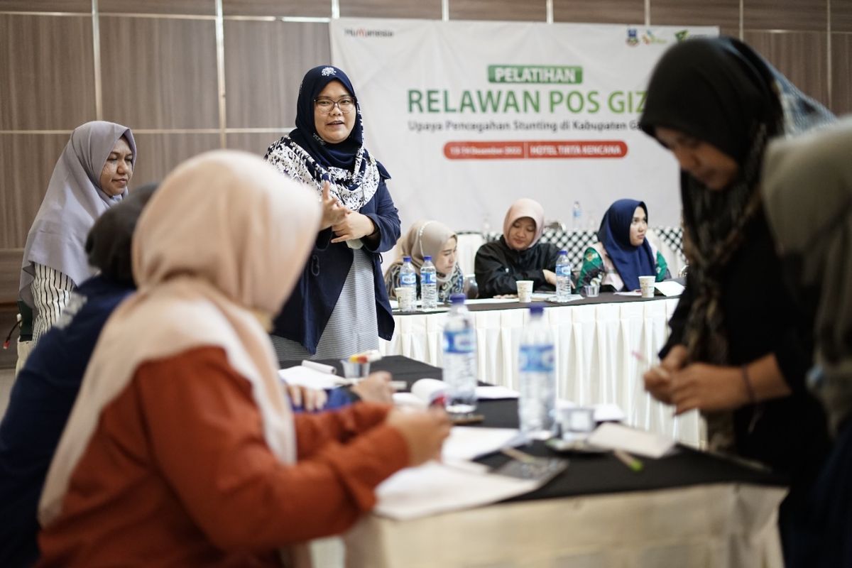 Layanan Kesehatan Cuma-cuma (LKC) Dompet Dhuafa menggelar acara pelatihan untuk para relawan Pos Gizi di Kabupaten Garut.