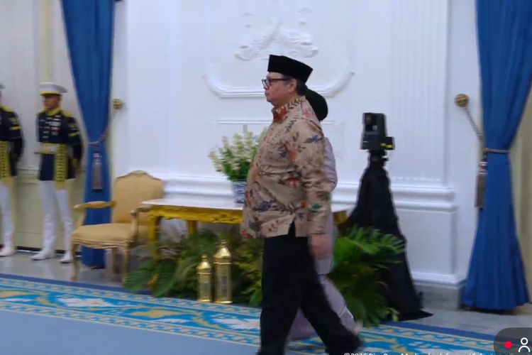 Sejumlah Menteri hingga Kapolri Hadiri Halalbihalal di Istana
