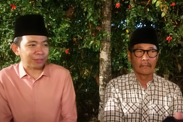 Paslon Bacabup dan Bacawabup Jember Muhammad Fawait-Djoko Susanto di restoran terapung, Jember, Minggu (18/8/2024).