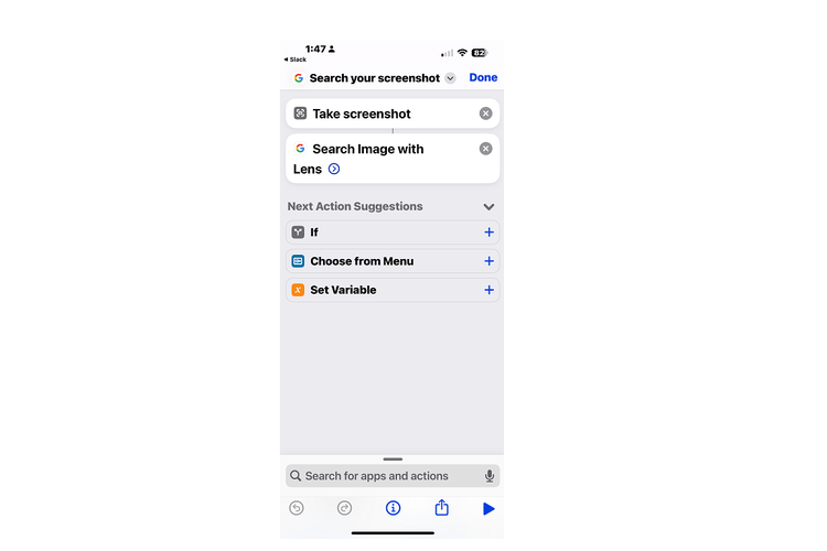 Cara mengatur pintasan Action Button di iPhone 15 Pro  untuk menyimulasikan fitur Circle to Search 
