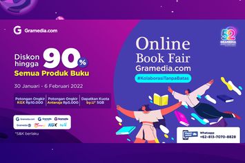 Ada Diskon hingga 90% di Online Book Fair dalam Rangka Anniversary Gramedia yang ke-52