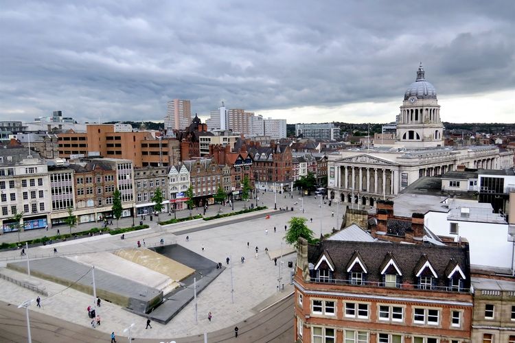 Ilustrasi Kota Nottingham di Inggris