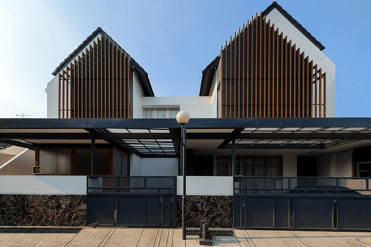 Rumah minimalis karya Monokroma Architect 
