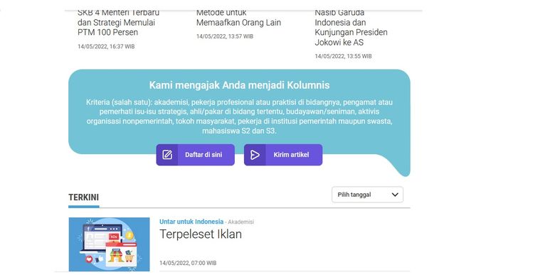 Daftar Kolumnis Kompas.com