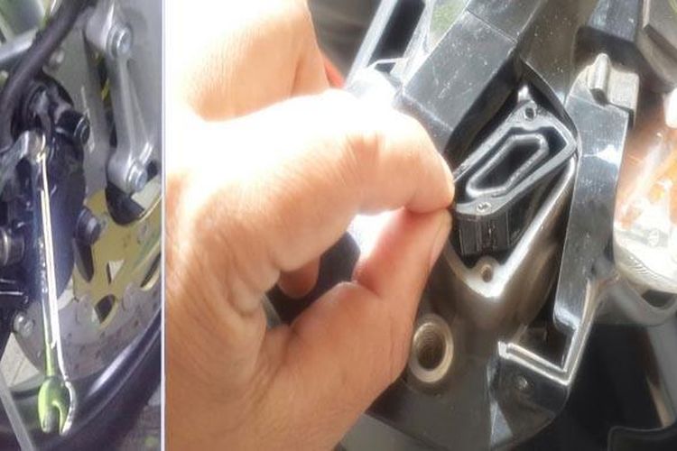 Ilustrai mengganti minyak rem sendiri