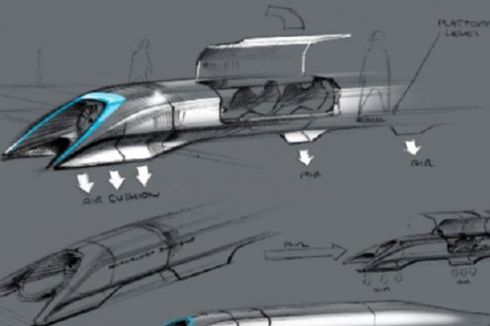 Mengenal Kereta Hyperloop, Bagaimana Bisa Bergerak Setara Kecepatan Suara?
