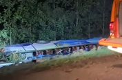 8 Korban Kecelakaan Bus Peziarah di Tol Cipali Dibawa ke RSU Tangsel