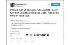 Ridwan Kamil Sebut Tulisannya di Twitter 