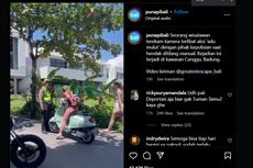 Viral, Video WNA Naik Motor Tanpa Helm Menolak Saat Ditilang Polisi, Ini Kata Polda Bali