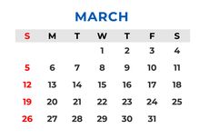 Hari Nasional dan Internasional Bulan Maret 2023