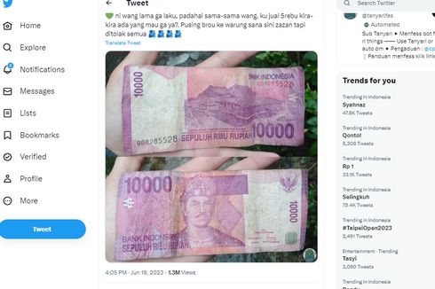 Warganet Curhat Uang Rp 10.000 Lama Tidak Diterima Penjual, Apakah Masih Berlaku?