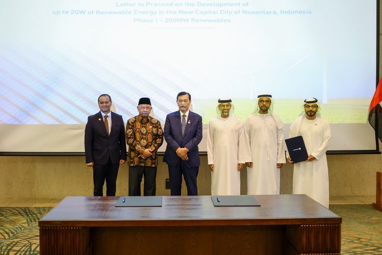 Perusahaan Energi Terbarukan Asal UEA Masdar Menerima Letter to Proceed dalam Investasi KPBU Energi Terbarukan di Ibu Kota Nusantara