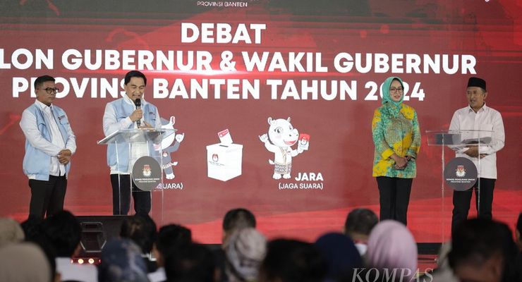 Hasil Quick Count Pilkada Banten 2024 Charta Politika Data 50 Persen: Andra-Dimyati Unggul 57,45 Persen