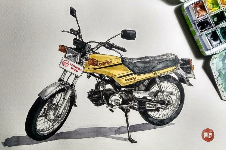 Motor Honda Win Modif Trail | Cahunit.com