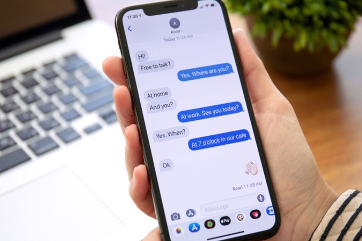 ilustrasi iMessage