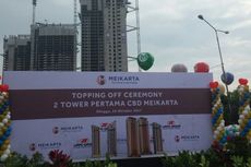Berisi 900 Apartemen, Lippo Tutup Atap Dua Tower di Meikarta