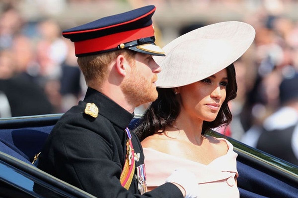 Penampila perdana Meghan saat Trooping the Color