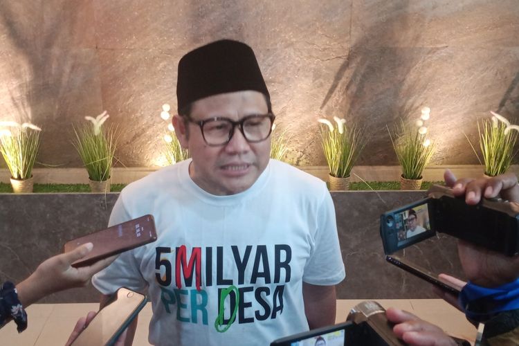 Ketua Umum Partai Kebangkitan Bangsa (PKB), Muhaimin Iskandar di Universitas Islam Malang, Kota Malang, Jawa Timur pada Minggu (21/5/2023). 