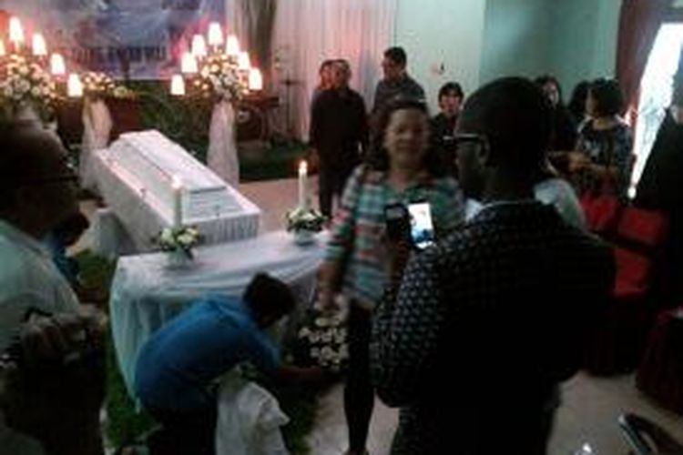 Jenazah Okwudili Oyatanze, warga Nigeria salah satu terpidana mati yang dieksekusi di Lapas Nusakambangan, tiba di Panti Asuhan Eklesia, Ambarawa, Kabupaten Semarang, Jawa Tengah, sekitar pukul 09.32 wib.