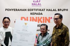 BPJPH Beri Sertifikat Halal Seumur Hidup ke Dunkin'