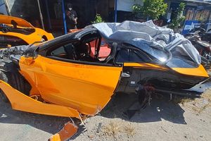 McLaren Terbelah Dua di Sukoharjo Baru Dibeli 3 Bulan, Dikemudikan YouTuber Andra ST