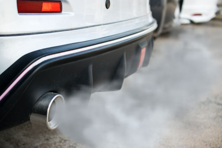Ilustrasi asap knalpot