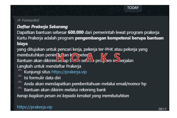 View Daftar Kartu Prakerja Hoax Gallery