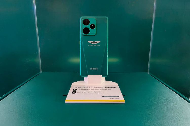 Realme GT 7 Dream Edition Aston Martin resmi rilis di Indonesia, Selasa (3/6/2025).