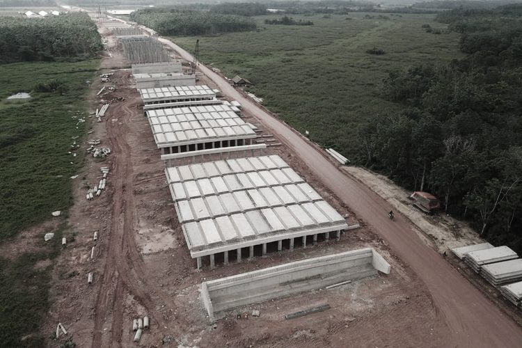 Proyek Jalan Tol Kayu Agung-Palembang-Betung (KAPB) Tahap II.