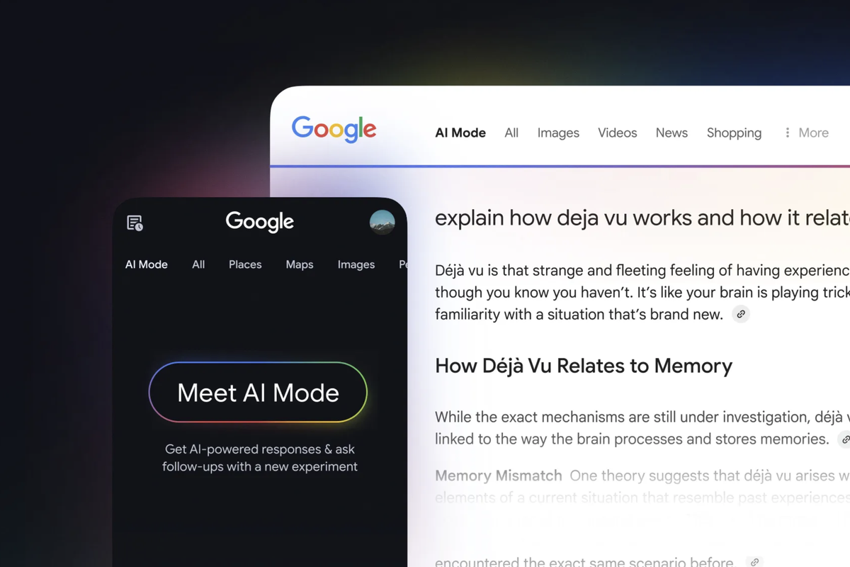 Raksasa teknologi Google memperkenalkan AI Mode yang memungkinkan pengguna melakukan pencarian mendalam dengan gaya percakapan sehingga bisa melakukan pencarian/pertanyaan lanjutan ke sistem lewat pencarian yang sudah ditemukan sebelumnya