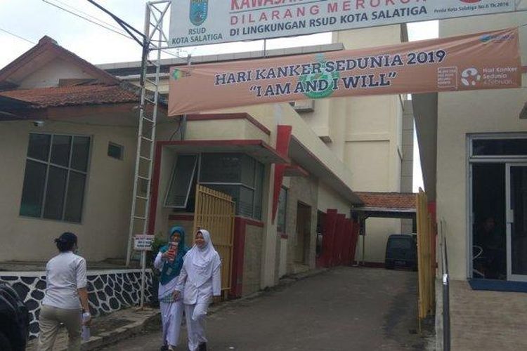 Suasana RSUD Kota Salatiga, Minggu (3/3/2019). 
