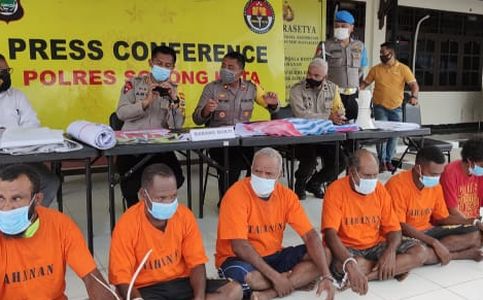  Indonesian Police Charge Six Suspected West Papuans With Treason