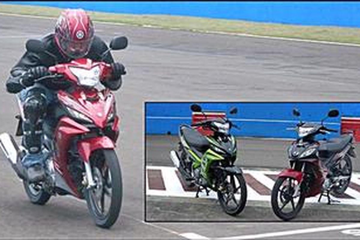 Menguji kemampuan All-New Jupiter MX di sirkuit Sentul