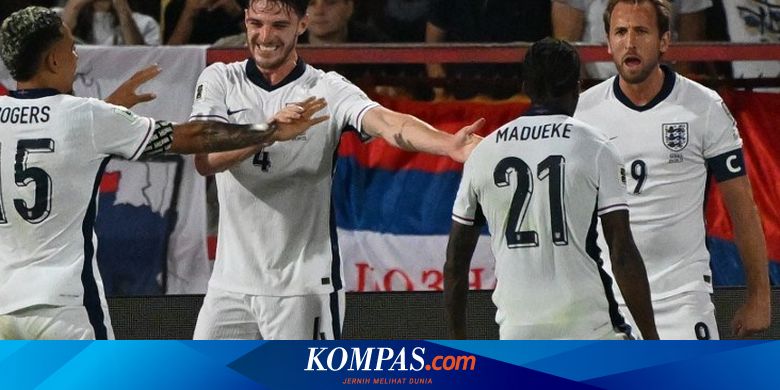 Hasil Lengkap Kualifikasi Piala Dunia 2026 Zona Eropa: Inggris Pesta Gol