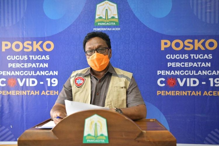 Juru bicara Covid-19 Aceh, Saifullah Abdulgani.