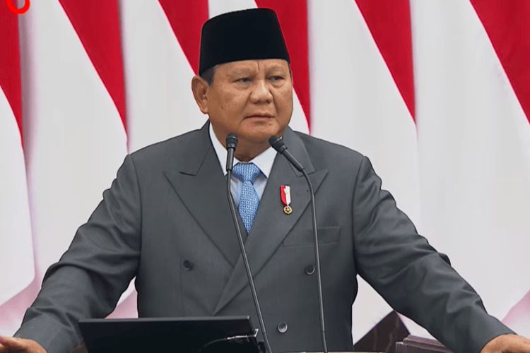 Momen Prabowo Sapa Dirinya Sendiri di Pidato Kenegaraan Sidang Tahunan MPR
