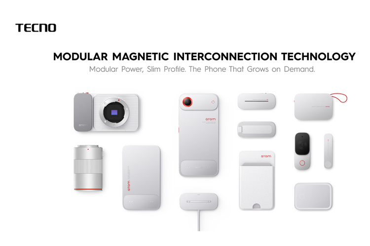Tecno Modular Phone versi Atom Edition.