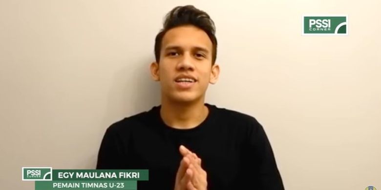 Penggawa timnas Indonesia, Egy Maulana Vikri, dalam video 4 langkah pencegahan virus corona.