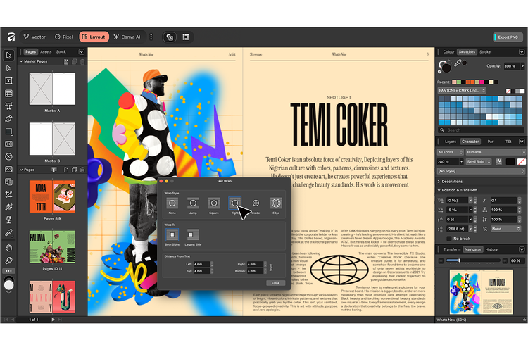 Affinity, software profesional alternatif Adobe Illustrator untuk desainer grafis ini, kini menjadi bagian dari Canva.