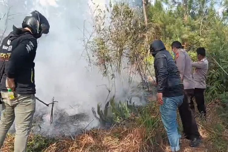 Terjebak Kobaran Api, Nenek 80 Tahun di Mamasa Diselamatkan dengan Digendong Bergantian