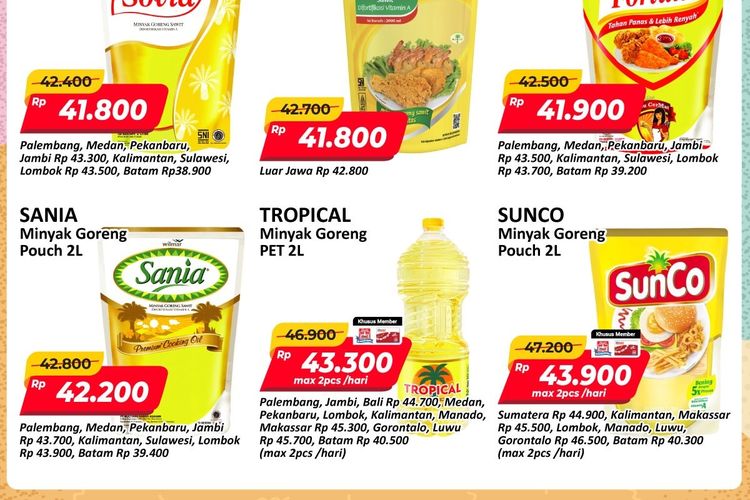 Promo JSM Alfamart 17-19 Juli 2026, Minyak Goreng Sunco 2L Rp 43.900